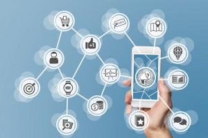 Tendencias en Marketing Digital para 2018.iconos grafico